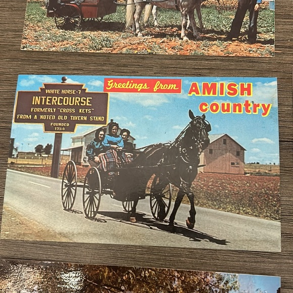 Vintage RPPC Amish country post cards Ohio and Pennsylvania - Picture 4 of 13